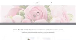 Desktop Screenshot of floresgala.com