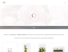 Tablet Screenshot of floresgala.com